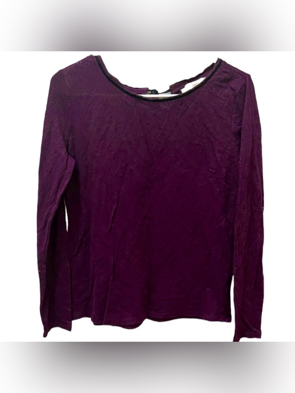 LOFT Lace Long Sleeve Blouse